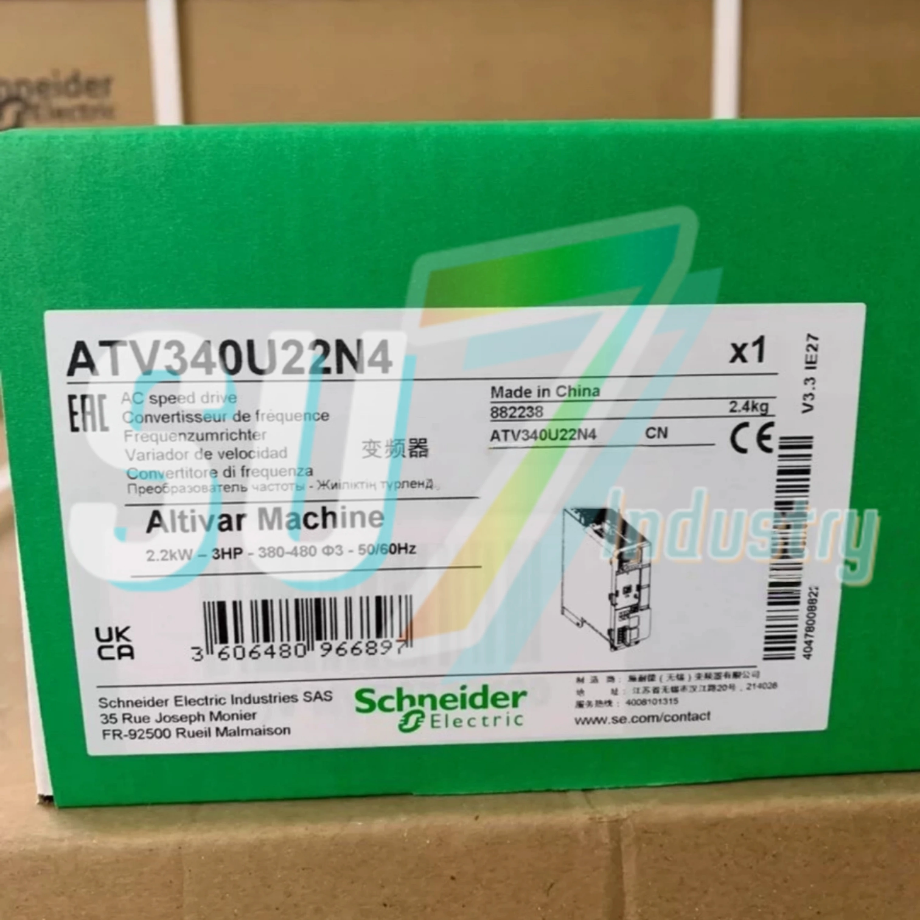 

Преобразователь частоты, новый оригинальный ATV340U07N4 ATV340U07N4E ATV340U15N4 ATV340U15N4E ATV340U22N4 ATV340U22N4E