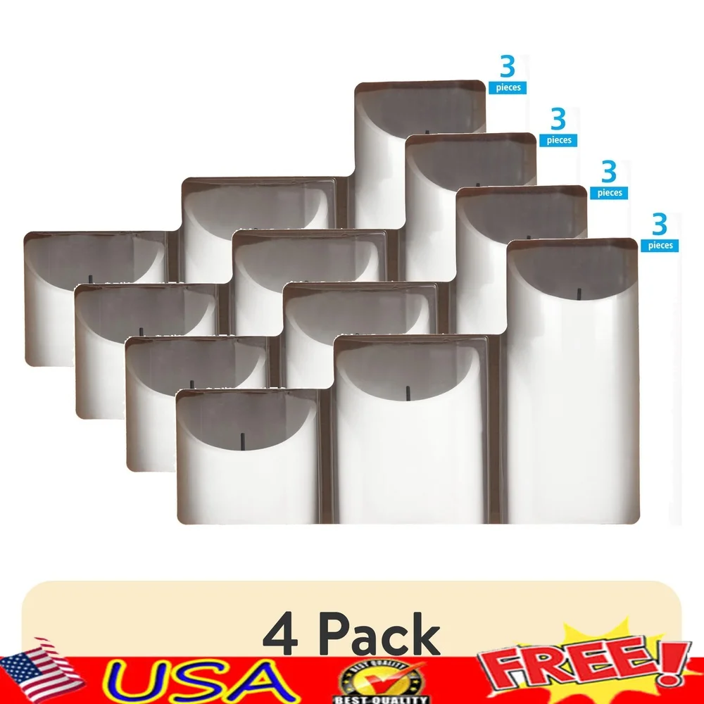 

4 Pack Flameless LED Pillar Candles Real Wax Auto On Off Timer Safe Pets Kids Home Decor Ambient Lighting