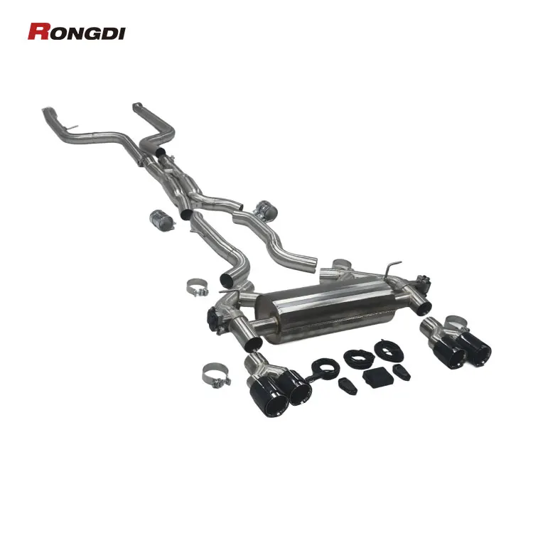 

Modification Valvetronic Catback for M2C/M2 Competition F87 S55 3.0T SUS304 Single Mid Pipe Rear Axle Back Muffler Exhaust
