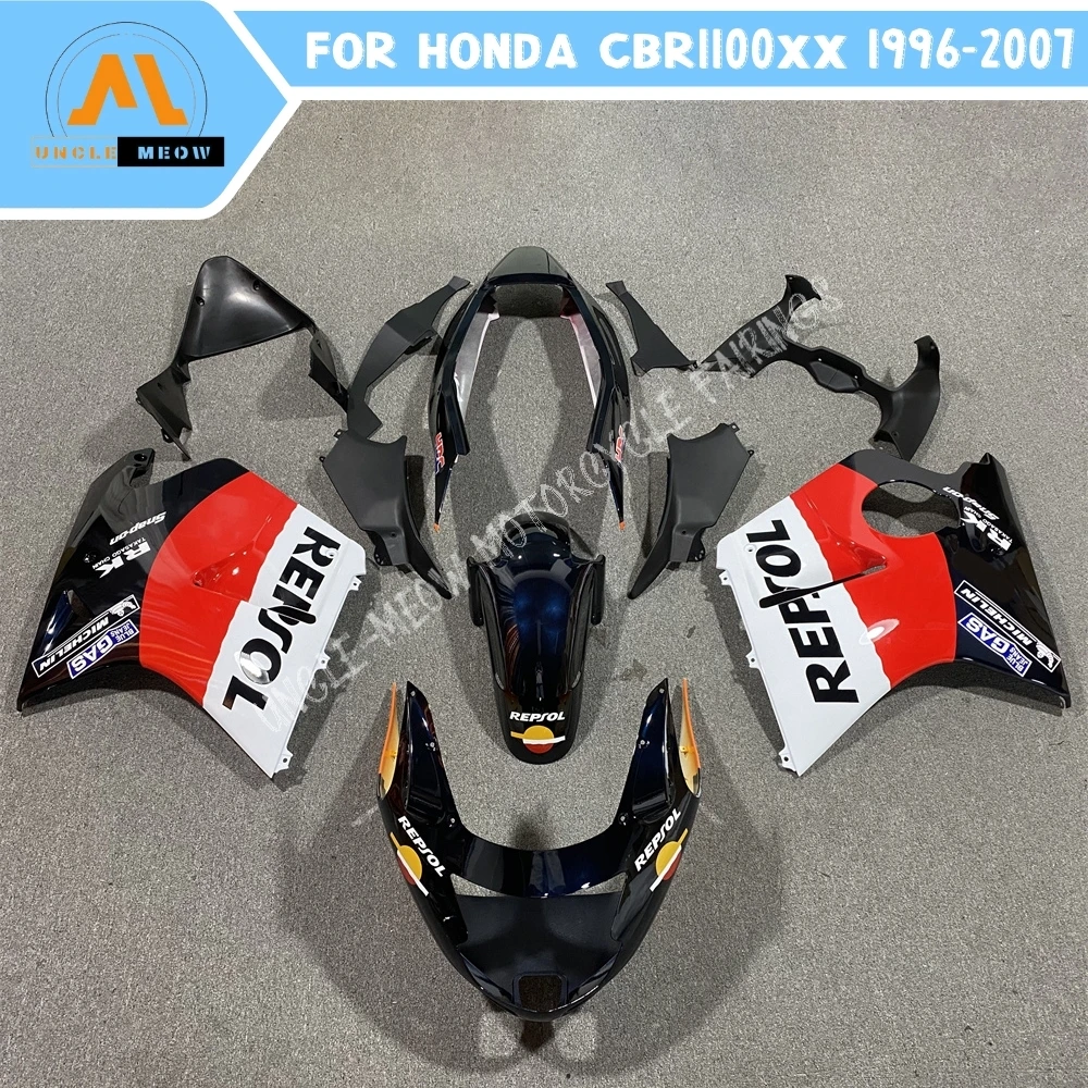 Motorcycle Fairing Kit Fits HONDA Blacabird CBR1100XX 1996-2007 CBR 1100 XX 1100XX High Quality ABS Plastics Full Bodywork Set