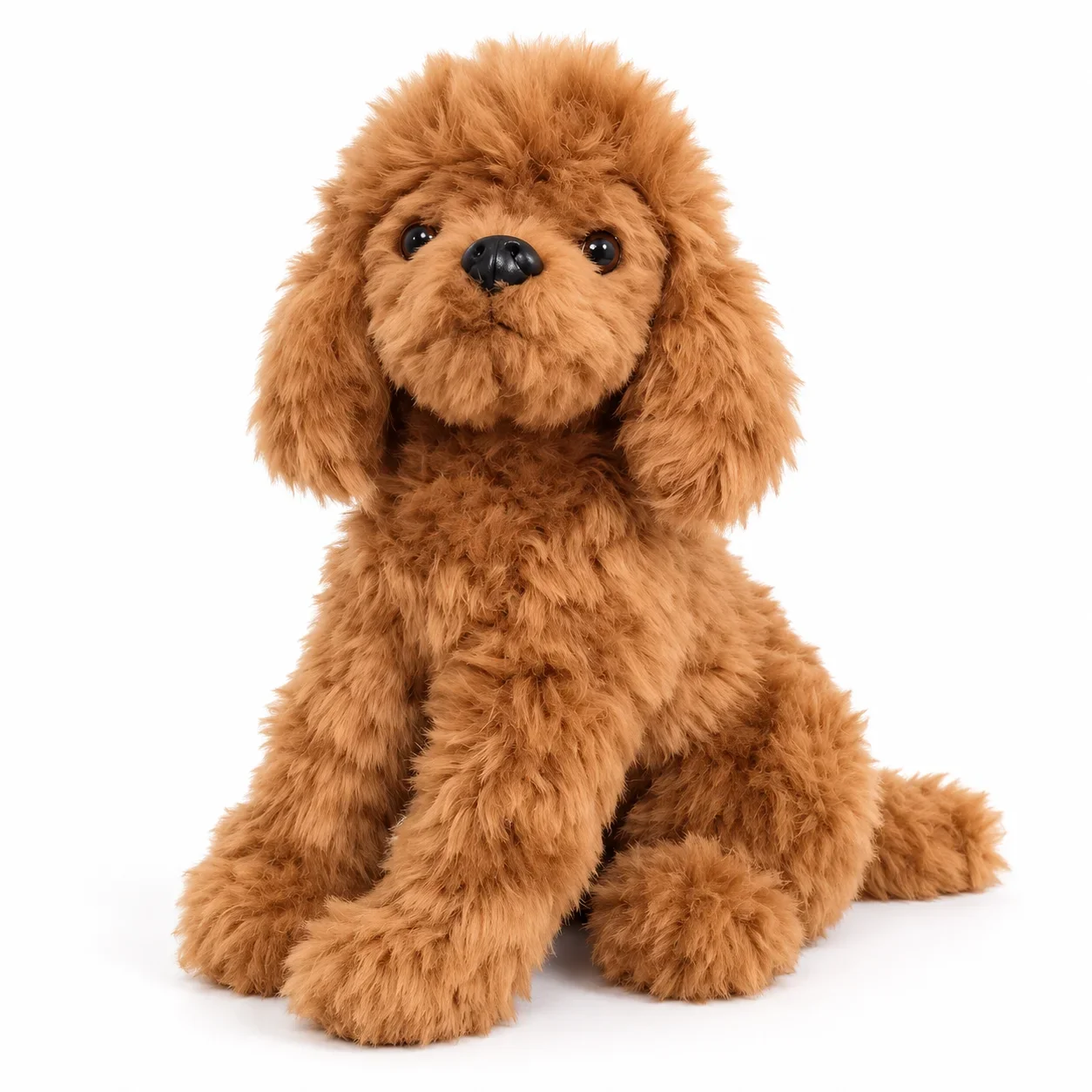 Lifelike Poodle Plush Toy Simulation Pet Dog Doll Children'S Gift Suitable For Home Decoration Collection