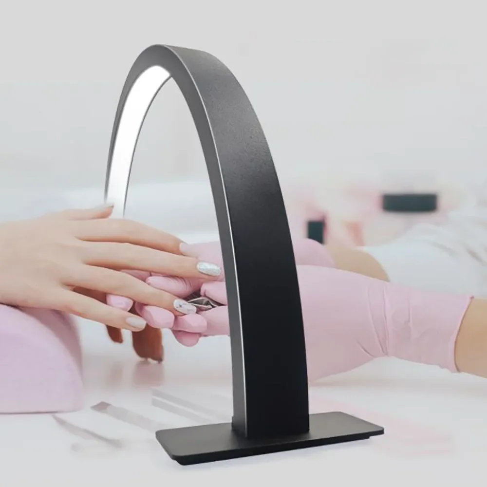 LED-invullicht Halve maan Schoonheid Nagelverlichting Salon Desktop Wimperlamp Oogbescherming Eenvoudige LED-spijker Speciale verlichtingslampen