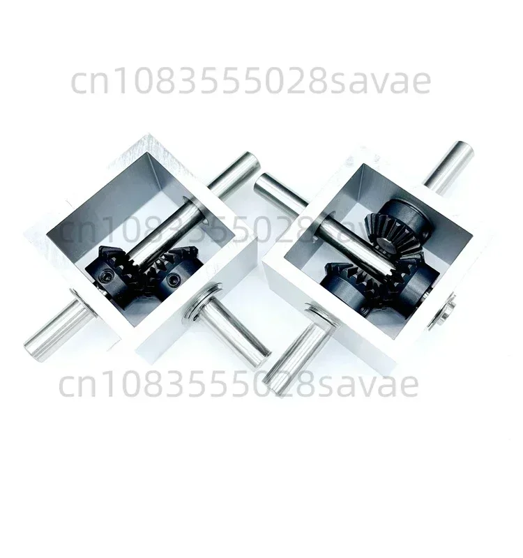 90 degree bevel gear right angle commutator small gearbox 1 to 1 mechanical transmission module shaft diameter 10mm