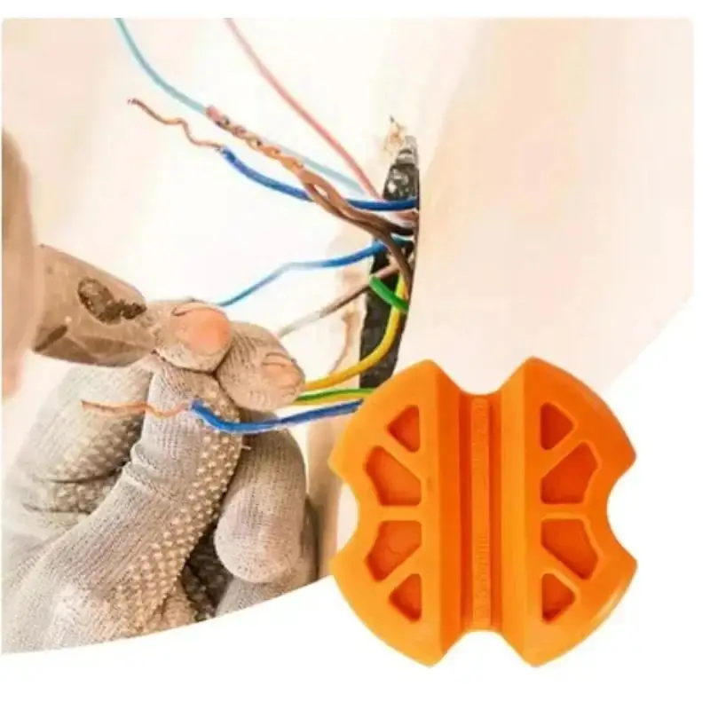 1pc Portable Wire Drawing Machine Rubber Thread Device Electrician Wire Holder Tool Wire Drawing Anti-slip Clamp