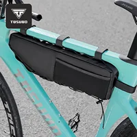 TOSUOD Bolsa impermeable para tubo inferior de bicicleta, práctica bolsa de ciclismo de gran apertura para bicicletas de carretera y de montaña