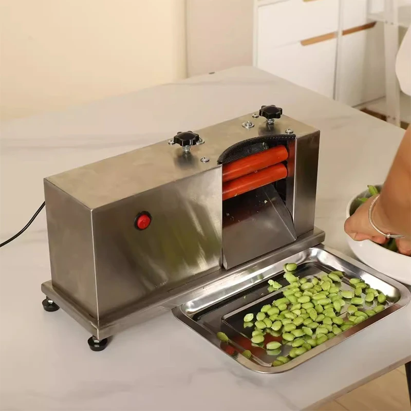 

Edamame shelling machine Fully automatic household small edamame shelling machine Electric commercial 220V shelling machine