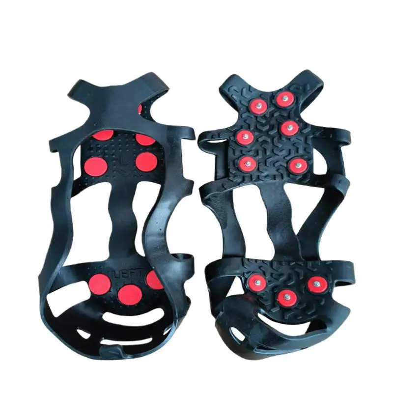 

Ice Spikes For Shoes Non-Slip Shoe Grippers Silicone Shoe Spike For Snow And Ice Portable Snow Cleat For Hiking Climbing Ice