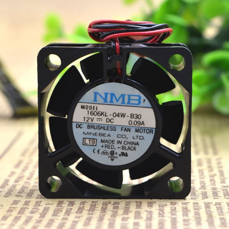 

Новый вентилятор охлаждения NMB 1606KL-04W-B30 DC12V 0.09A, 2-проводной, шарикоподшипниковый # QW