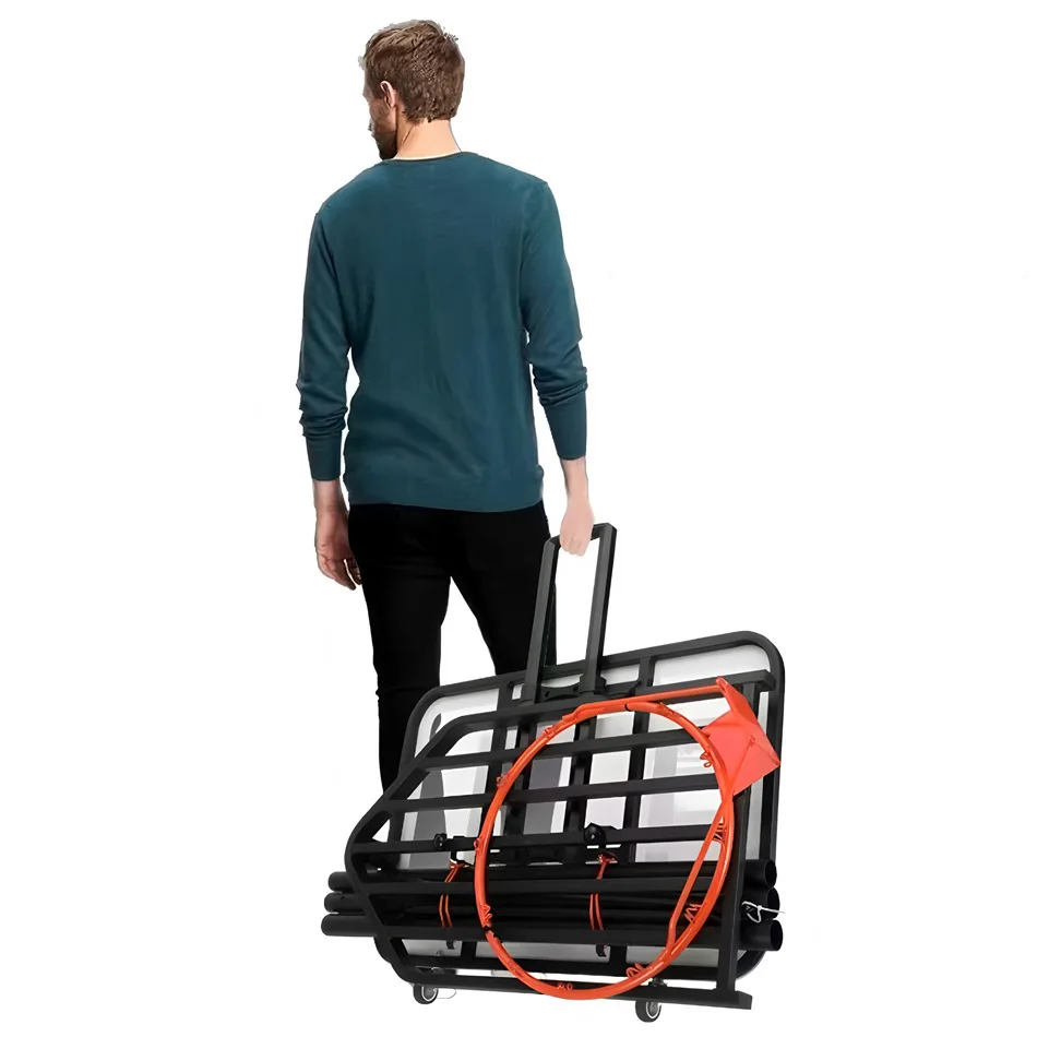 

Adults Steel Pole Outdoor Indoor Portable Adjustable Kids Basketball Hoop Stand Goal with Stable Base