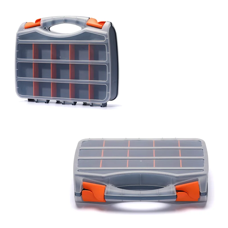 Kunststoffteile Werkzeugkasten Organizer Box Hardware Werkzeug Aufbewahrungsbox Leer Großer Werkzeugkasten Schubladentyp Organizer Schraube Werkzeug Aufbewahrungsbox