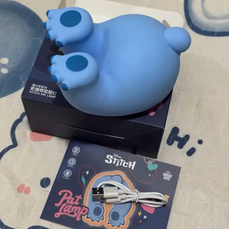 Disney Stitch Butt Light Home Decor Room Decoration Magnetic Absorption Toy Gift Cartoon Character Night Light