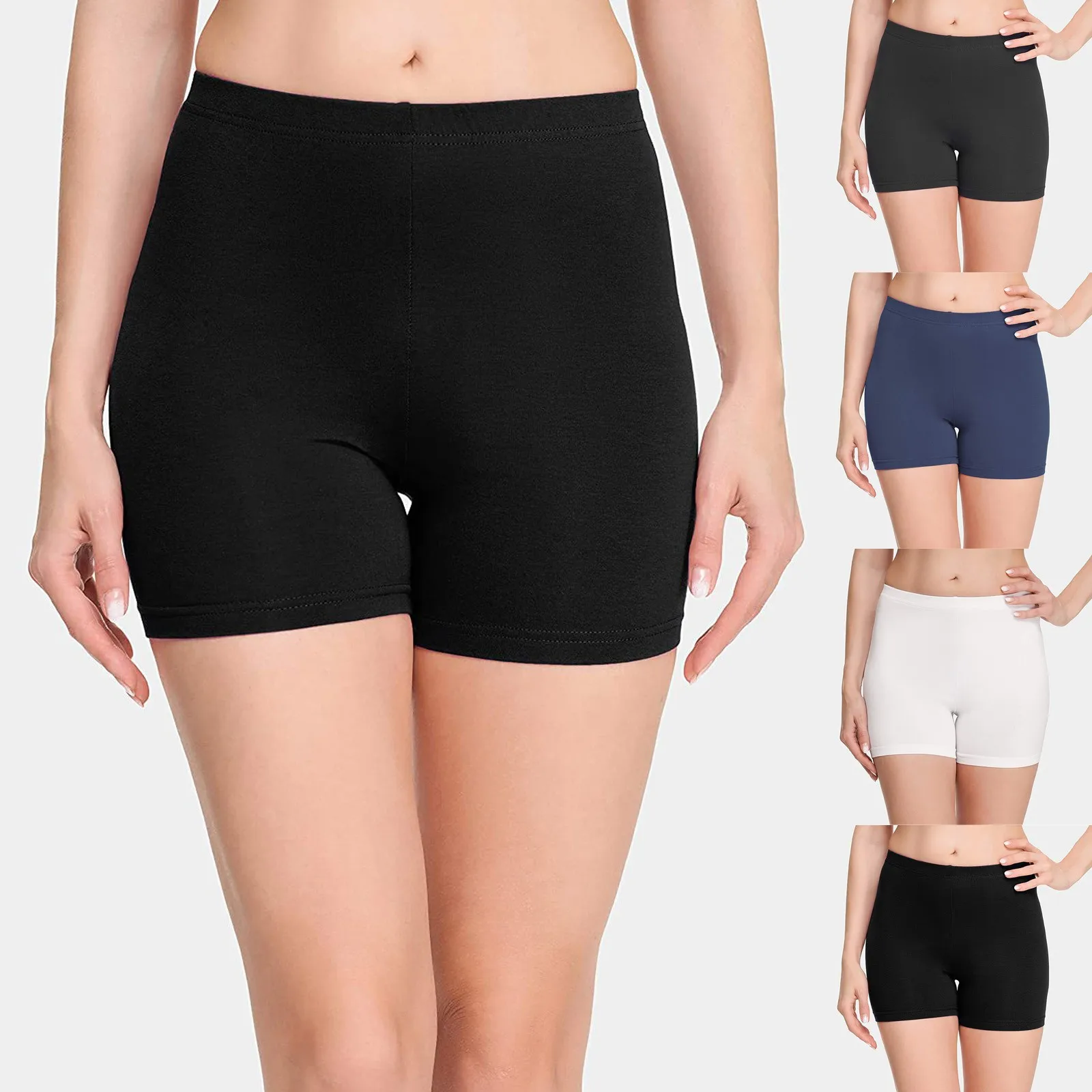 Stretchy Shorts Women Yoga Base Layer Workout Leggings Breathable Underwear Fitness Sportswear Casual Bottoms Resistance Band T1