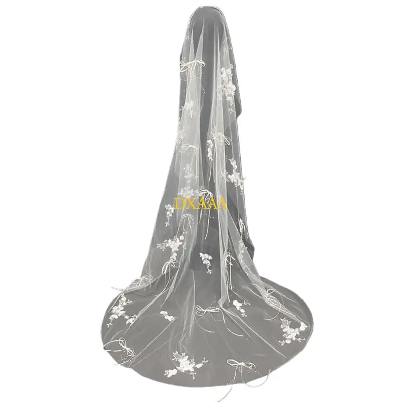 

DXAA Graceful Sheer Tulle Wedding Headpiece For