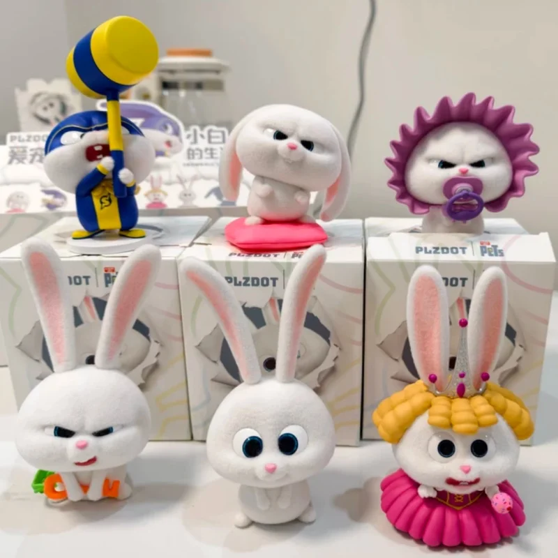 

In Stock Plzdot Life Blind Box Cute Bunny Boss Figure Collectible Ornament Gift Desktop Decor Random Styles Secret Edition