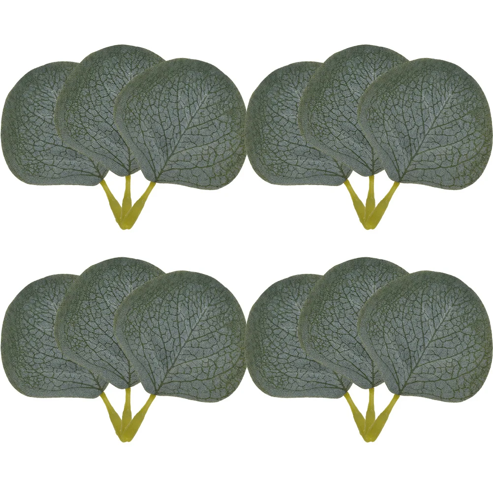 

150 Pcs Eucalyptus Garland Artificial Leaves Wedding Decor Indoor Fake Greenery