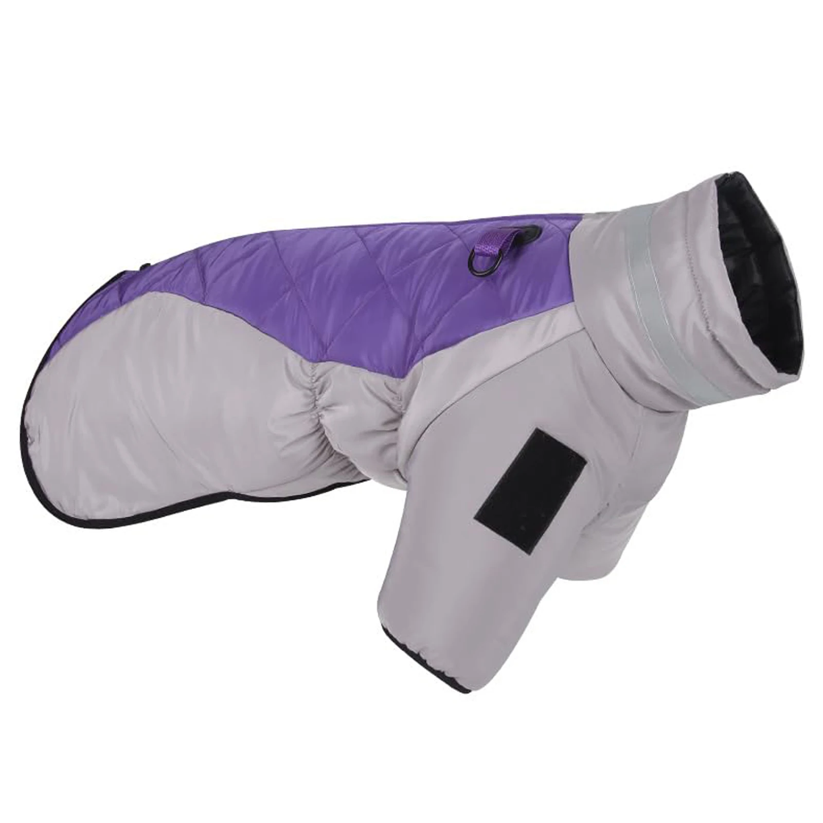 Winter Puppy Comfortable Jacket Casual Color With Reflective Strip Design Dog Jacket Family Puppy Cold Weather Thermal Jacket