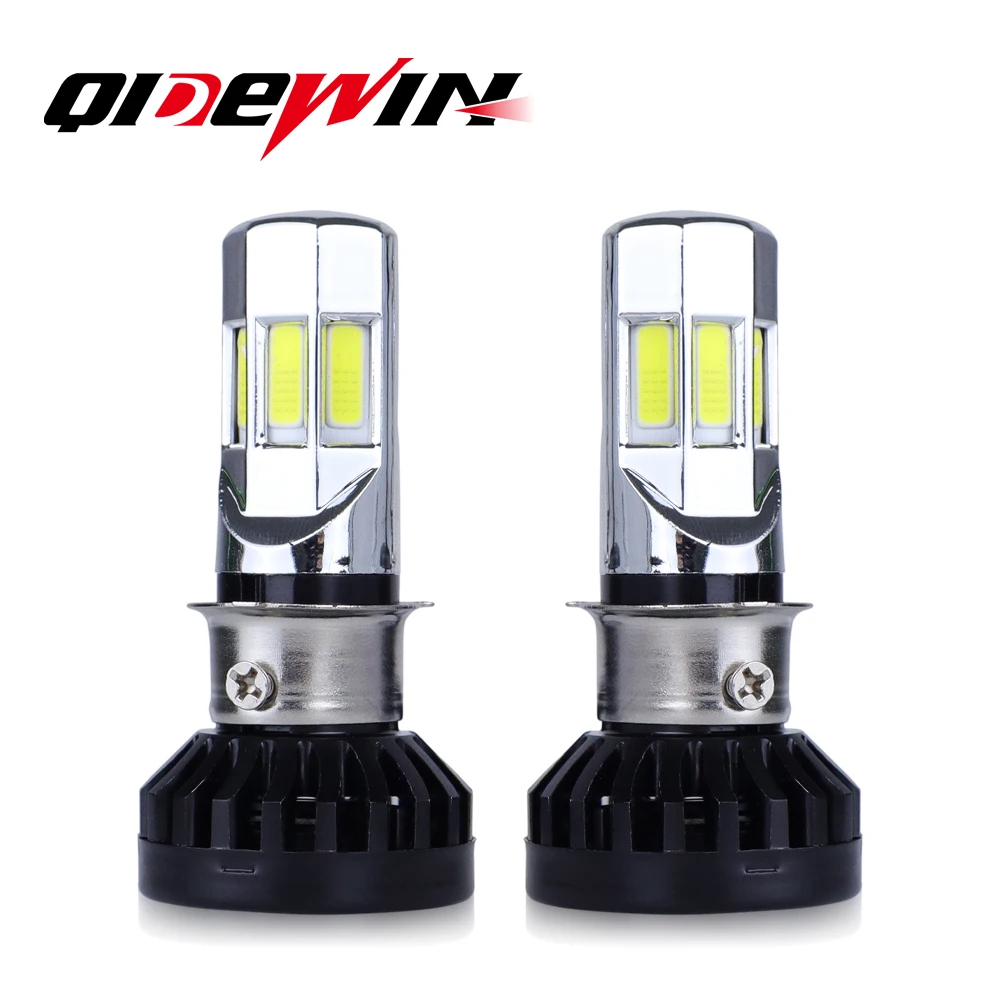 

Universal Type Motorcycle LED Headlight Bulb M02E H4 HS1 BA20D P15D H6 3500LM 35W For All Motorbike 6COB 6000K Rtd AC & DC