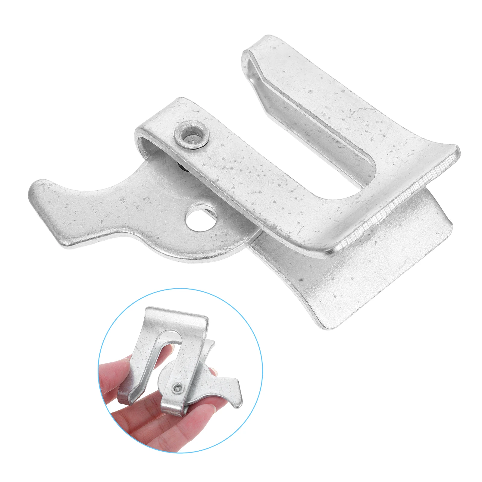 

5 Pcs Pig Fence Latch Durable Metal Secure Locking Farm Gate Kit Nursery Beds Matching Board Stamping Process Longlasting
