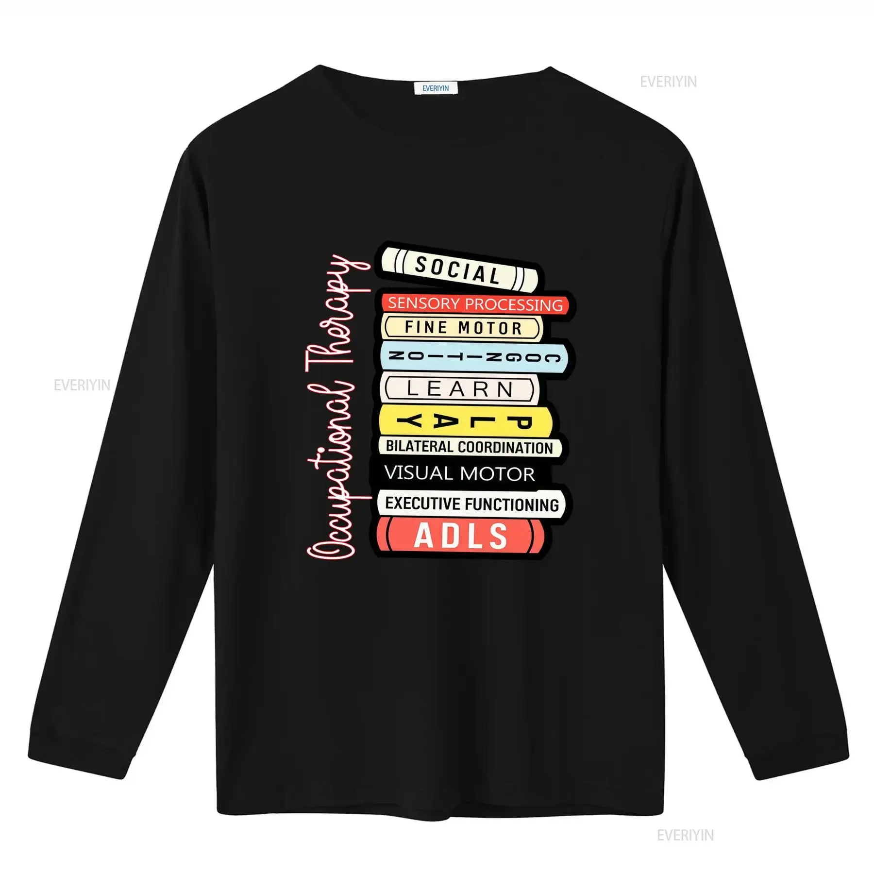 NEW Occupational Therapy T Shirt OT Month Therapist Assistant Social Sensory Processing Fine Motor Learn P A Y vintage Washed
