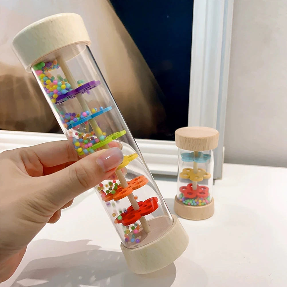 

2 Pcs Rainphone Instrument Toy Cognitive Maker Simulator Color Recognition Kids Sound Plastic Children