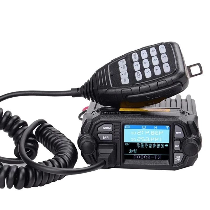 NEWT25C TH-9000D Mobile Radio Car Audio System Dual Band VHF UHF 136-174Mhz 400-470Mhz FM Transceiver Ham Radio Car Mobile