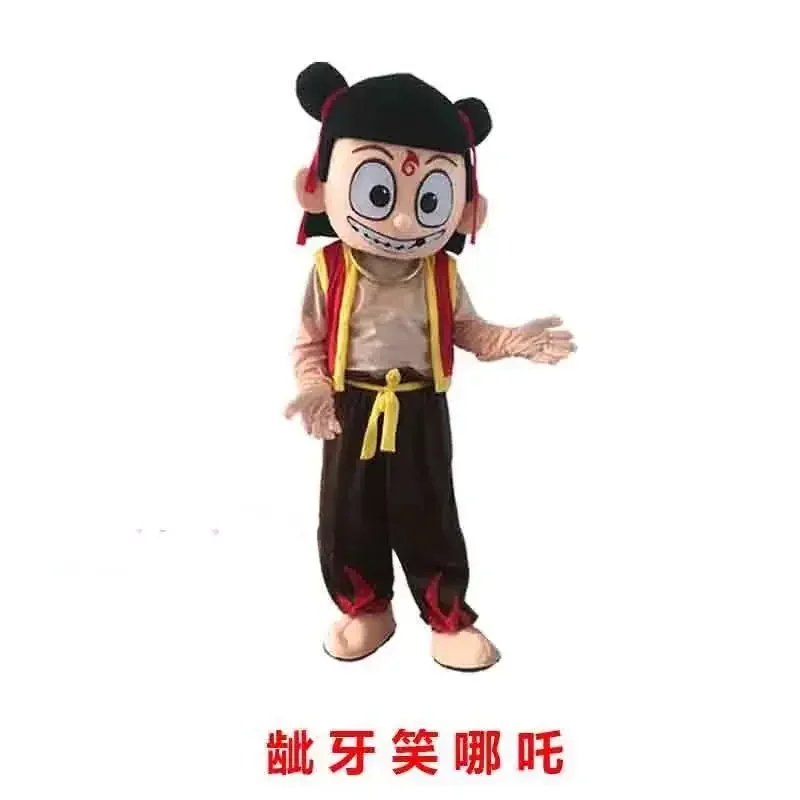 Nezha Cartoon Costume Anime Character Walking Mascot Halloween Carnival Show M15