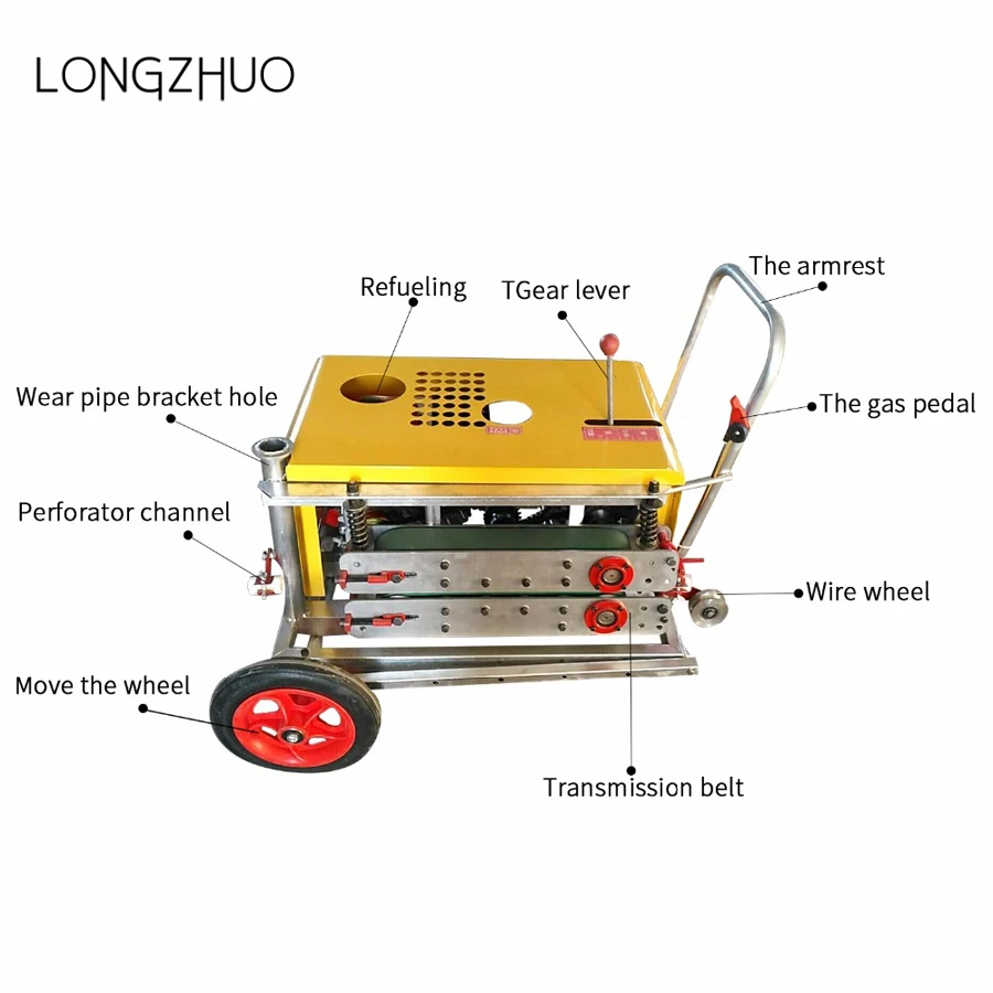 Cable Pulling and Pushing Machine Fiber Optic Cable Tractor