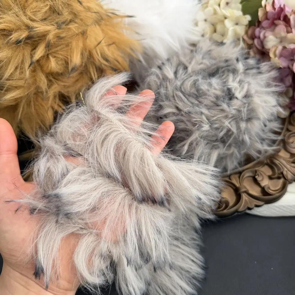 100g Imitation Fox Yarn Fur Grass Thread Soft Fluffy Coarse Yarn Hand Woven Cat Ear Hat Blanket Scarf Clothing Making Material