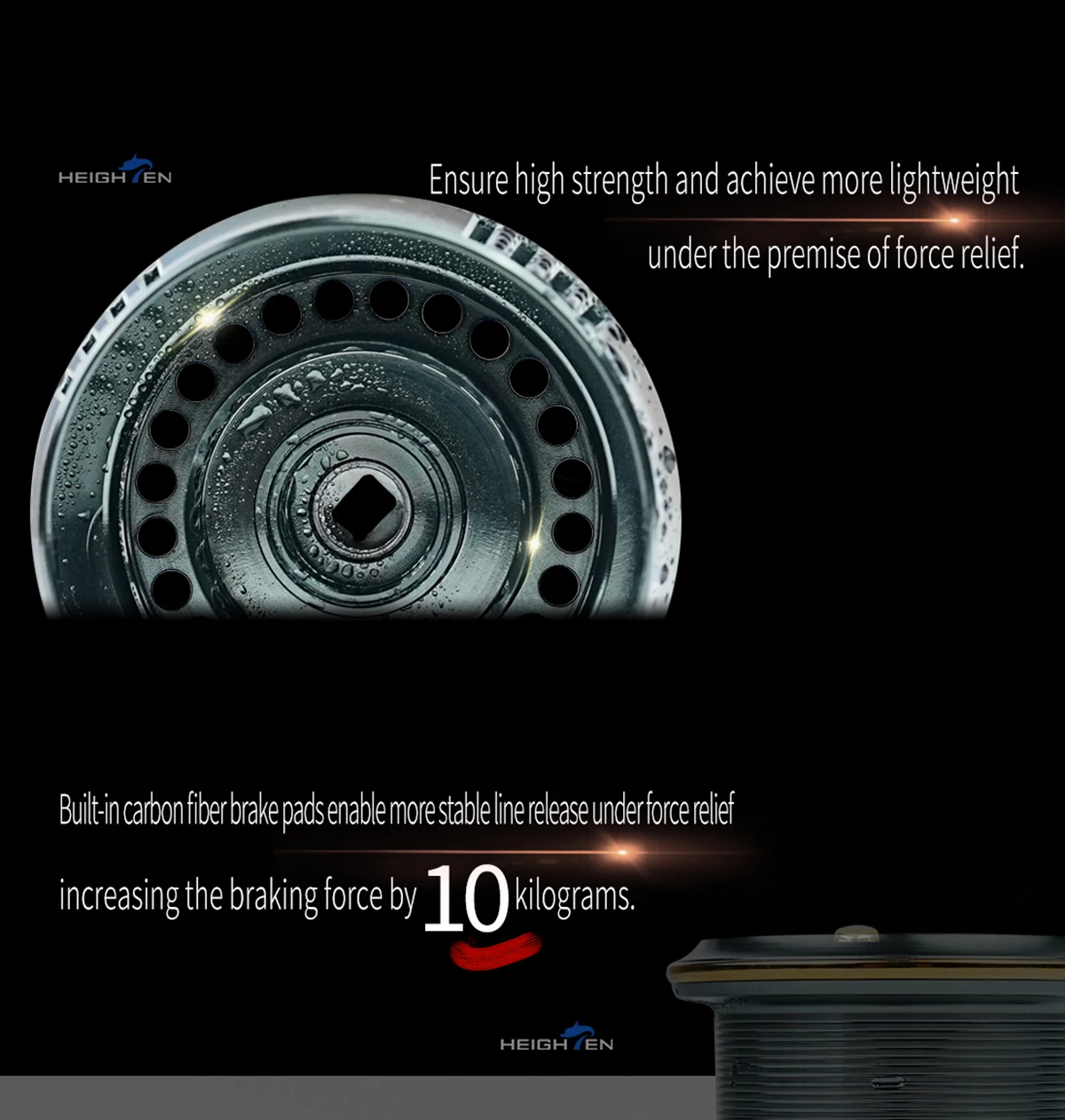HEIGHTEN LT2500S Ersatzspule für 23 Airity / 22 Exist / 24 Certate / 21 Luvias Airity Spinnrolle zum Spinnfischen – Detail 10