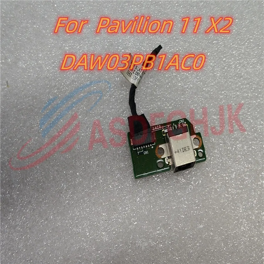 

Genuine For HP Pavilion 11 X2 Power IN DC Port With Cable DAW03PB1AC0 rev C ALL Tests OK