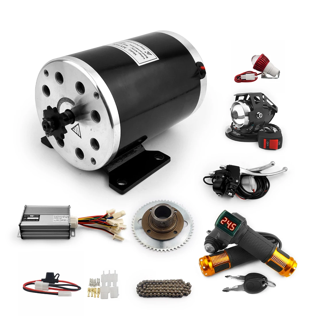

1000W Motorcycle Motor Kit Changing G as ATV To Electric ATV DIY 4-wheel Child Vehicle Scooter Engine