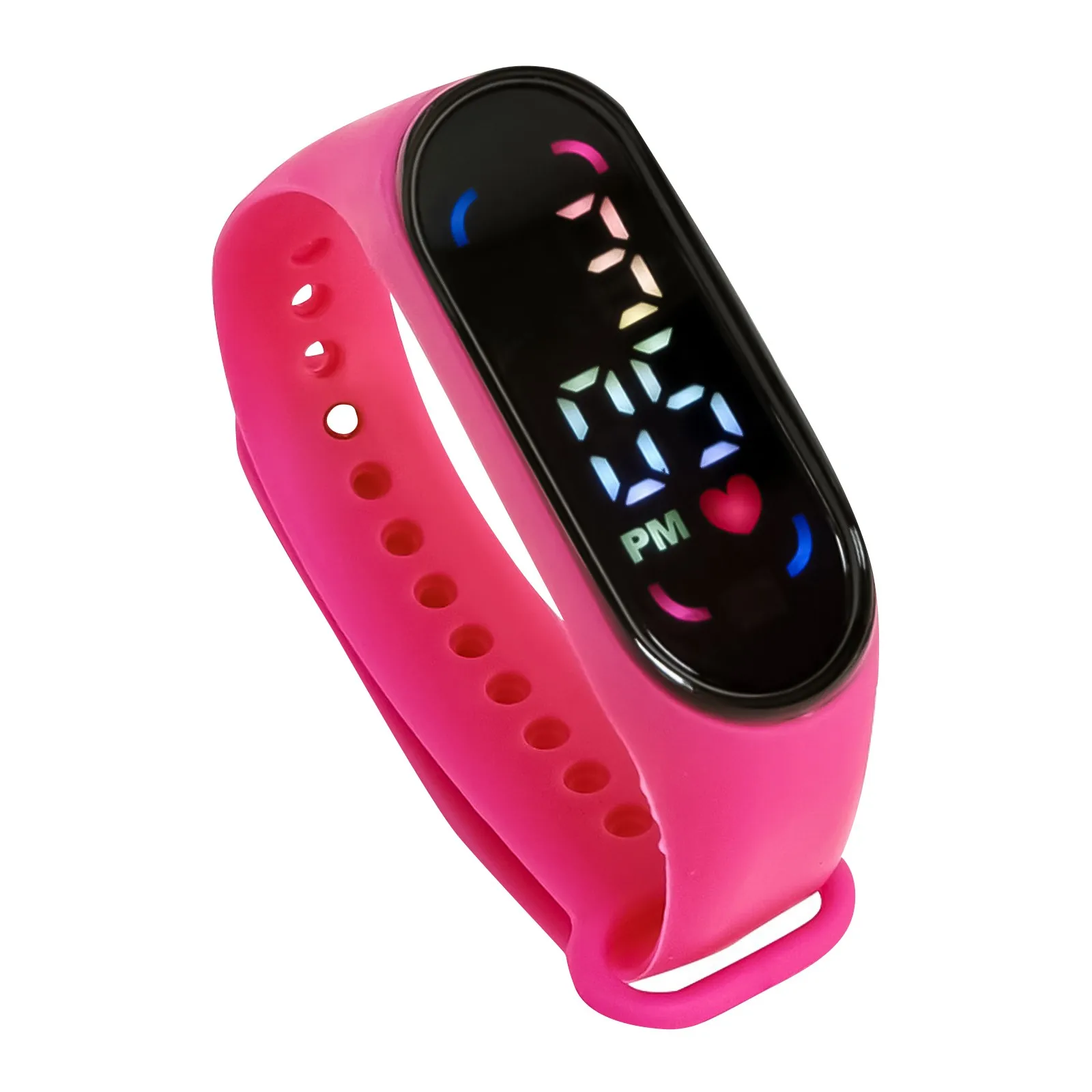 Reloj Digital Led electrónico para niños y niñas, pulsera de dibujos animados a Color, regalo de cumpleaños, 2024