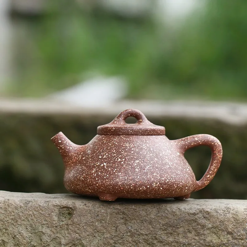 

Zanghutianxia Yixing Purple Clay Pot Handmade Kung Fu Teaware Single Pot 20 Mesh Co-Mineral Dragon Blood Sand Teapot Ziye Shipia