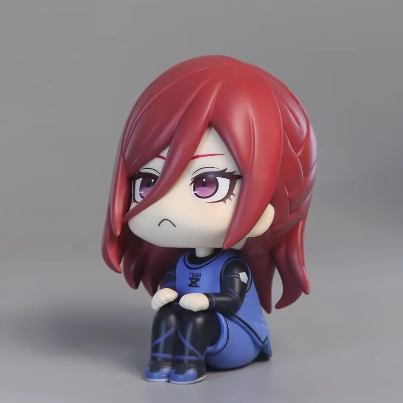 10cm blaues Schloss Anime Figur Chigiri Hyoma Q Version Action figur Statue Sammlung Ornamente Nagi Seish Modell Puppe Geschenk Spielzeug