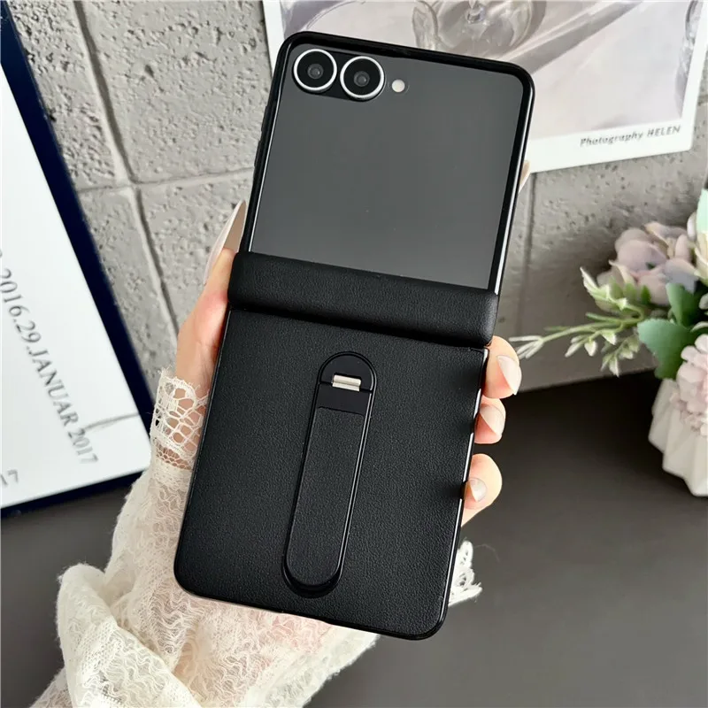 Case For Samsung Galaxy Z Flip 8 Integrated Shell Single Center Axis Magnetic 360° Rotating Bracket Cover For Galaxy Z Flip8