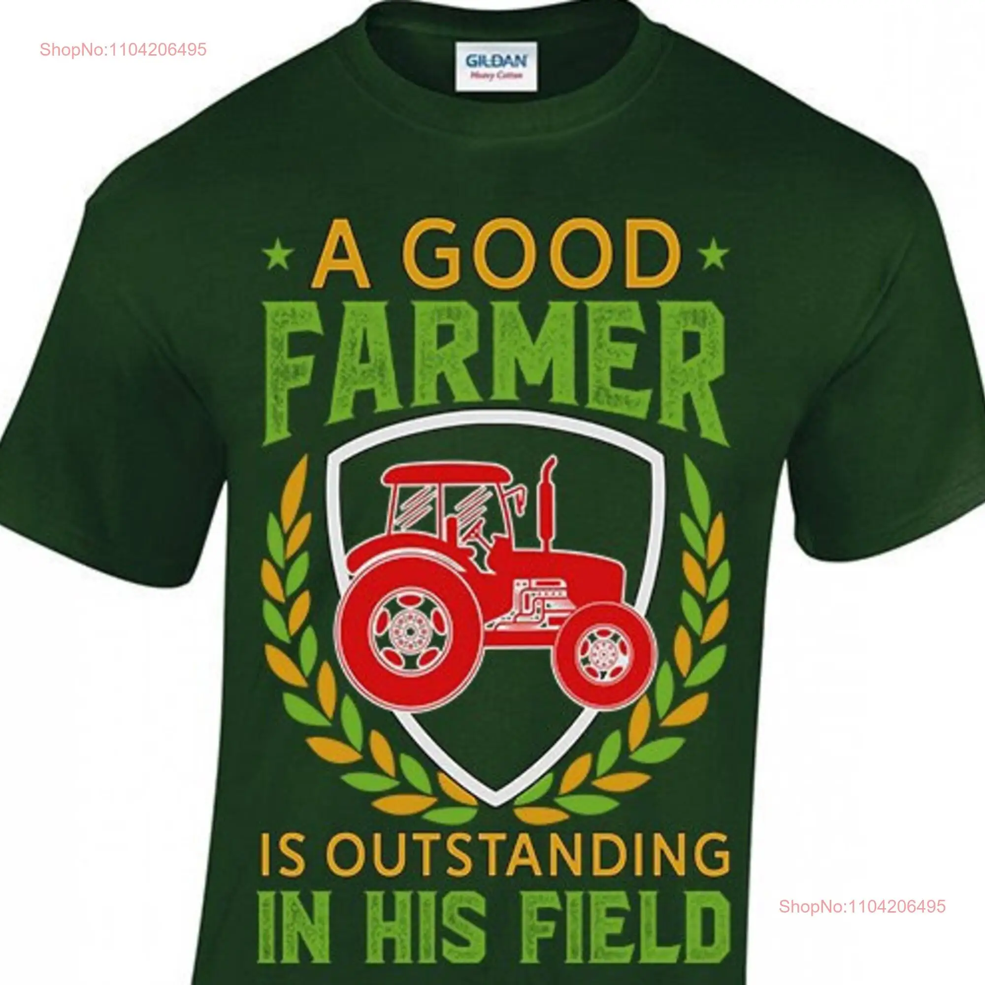 A Good Farmer is Outstanding in His Field T shirt Black White Red Purple Green Navy Grey S M L XL XXL 3XL 4XL 5XL