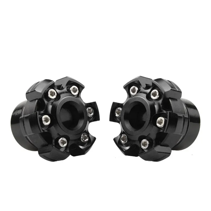 2Pc Motorcycle Front Rear Fork Wheel Crash Protector Modification Universal Accessorie Personality Shock Absorbe Anti-fall Block