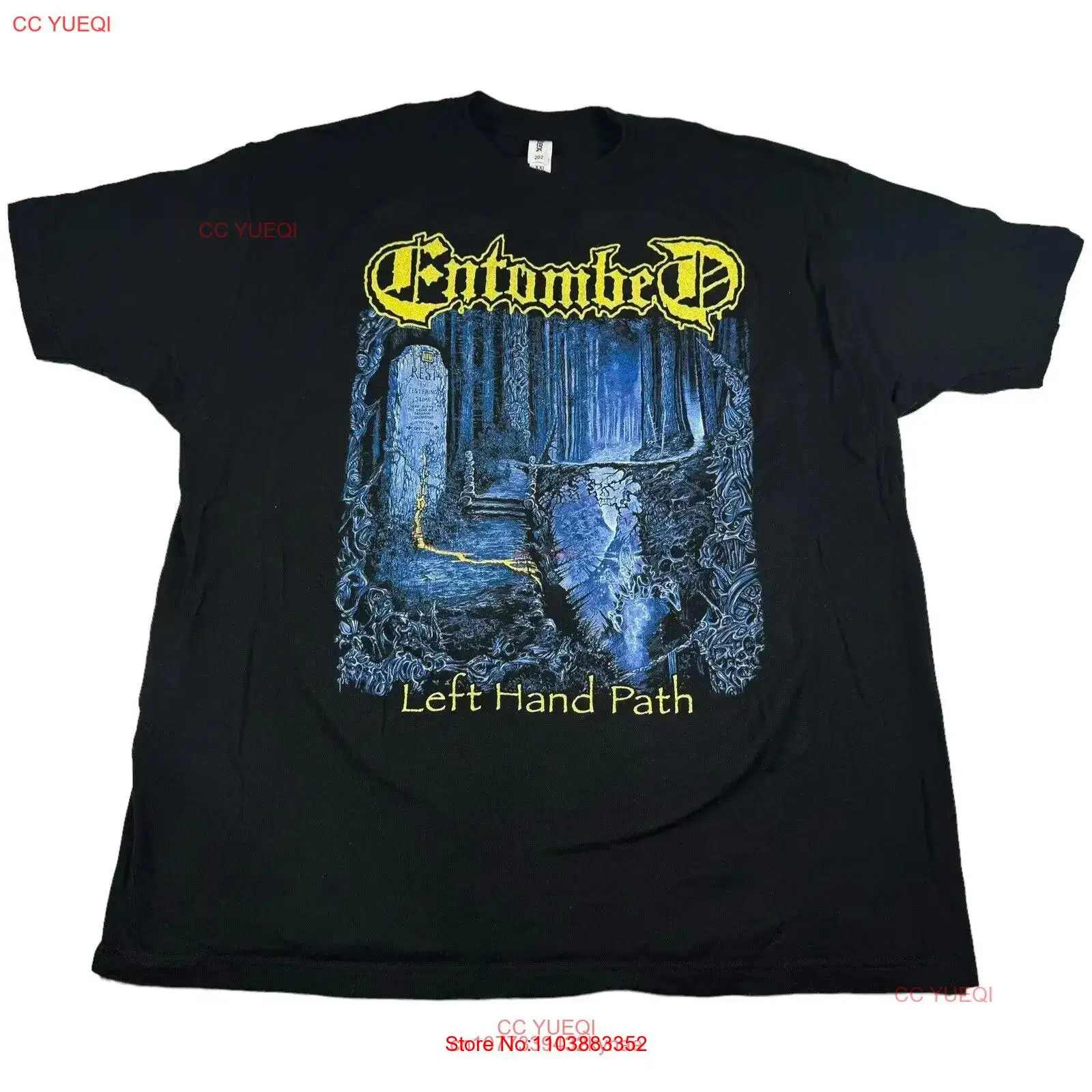 Entombed Left Hand Path Swedish Death Metal T Shirt Sz XXL Dismember Clandestine long or short sleeves