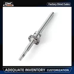 1pc Ball Screw SFU2004 SFU2005 SFU2010 200mm 500mm 800mm 1000 1100mm Ballscrew Roller 20mm RM2005 Insert Ball Nut for CNC Parts
