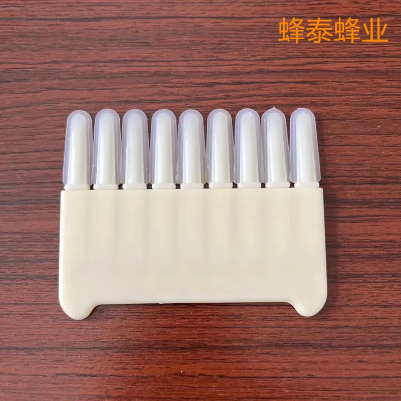 

10PCS Pulp picking pen Pulp picking stick Royal jelly Cleaning pulp stick 9 rows of pulp picking pen Pulp picking pen Bee tool