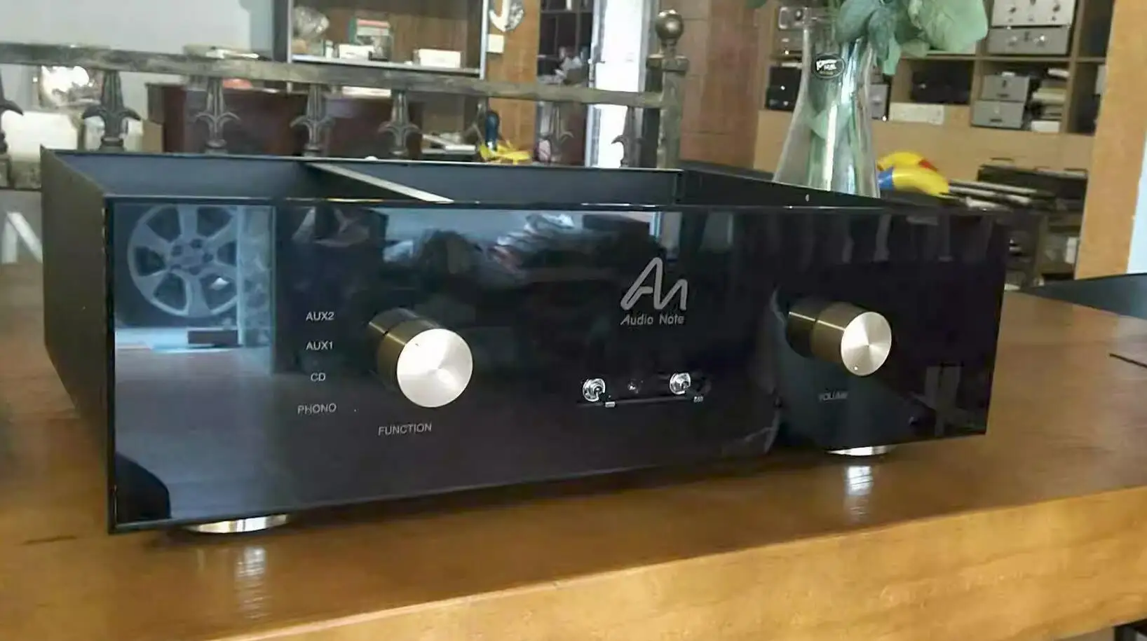 Phono amplifier housing acrylic panel +Steel body Installing box Tube preamplifier DIY chassis for amp DIY 430x120x300mm