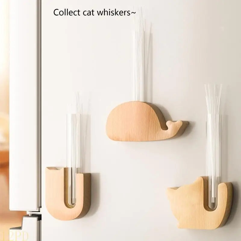 12PD Charm Animal Decors Refrigerator Vase For Freshes Flowers Space