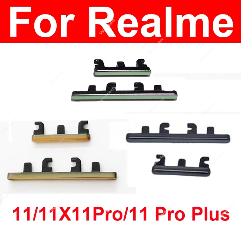 Power Volume Buttons For Realme 11 11X Pro 11Pro Plus 5G Power Volume Buttons Power Volume Button Side Key Flex Cable Parts