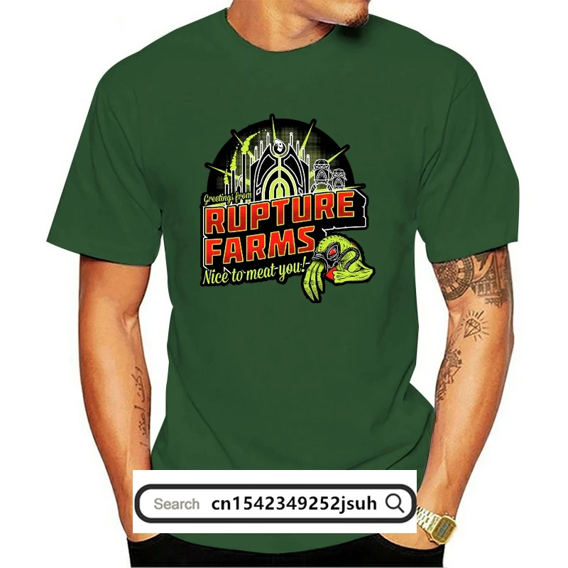 Men Short Sleeve Tshirt Greetings From RUPTURE FARMS   Oddworld   T Shirt Women t-shirt