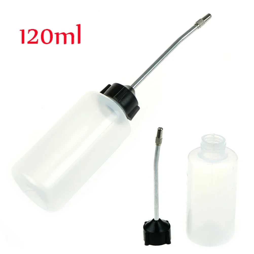 1pc Oil Liquid Can Pump Oiler 60ml/120ml bottiglia di plastica per macchina da cucire a punto annodato piatta industriale per uso domestico vecchio