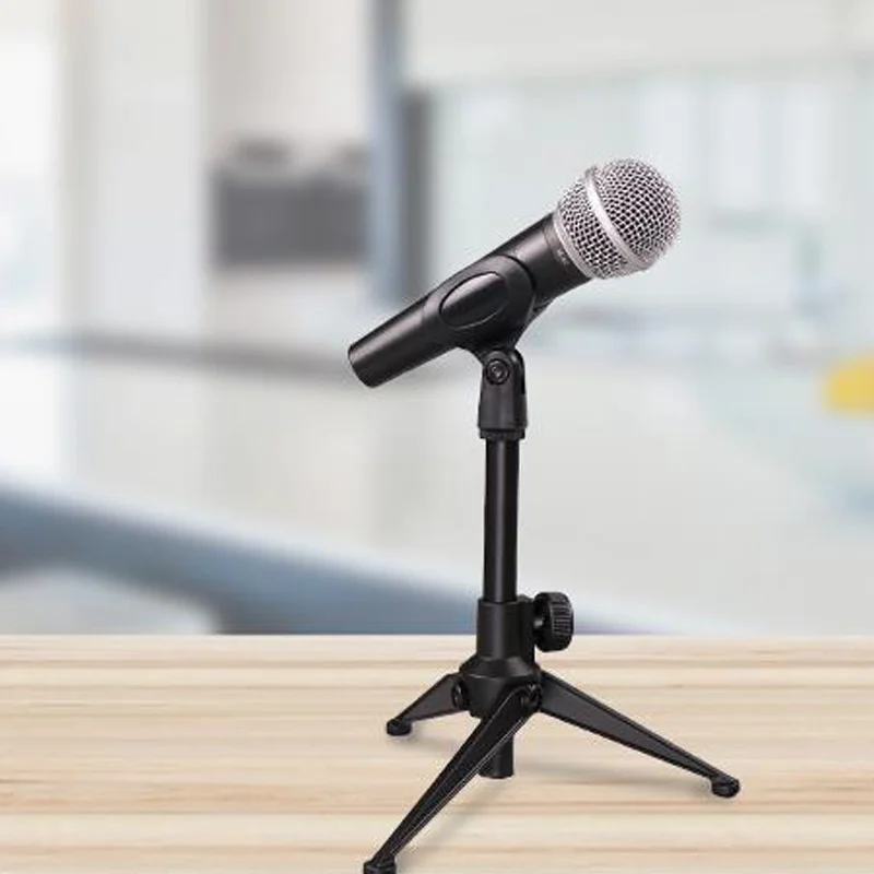 Adjustable Microphone Stand,Portable Tripod Desktop Support,Foldable ,Suitable for Office And Recording Studio