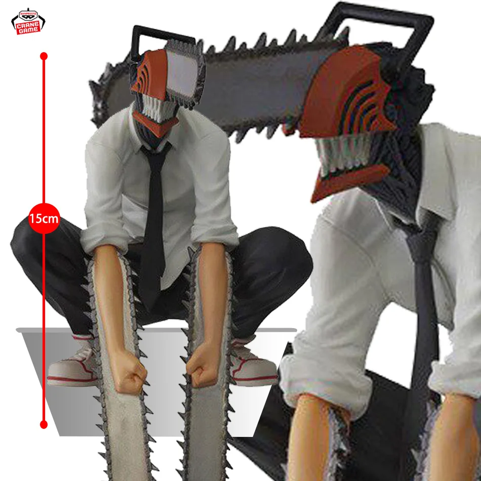 Heißer 18cm Chainsaw Man Anime-Figur Power Denji Actionfigur PVC Chainsaw Man Power Figurine PVC Erwachsenen-Sammelmodell Puppe Spielzeug