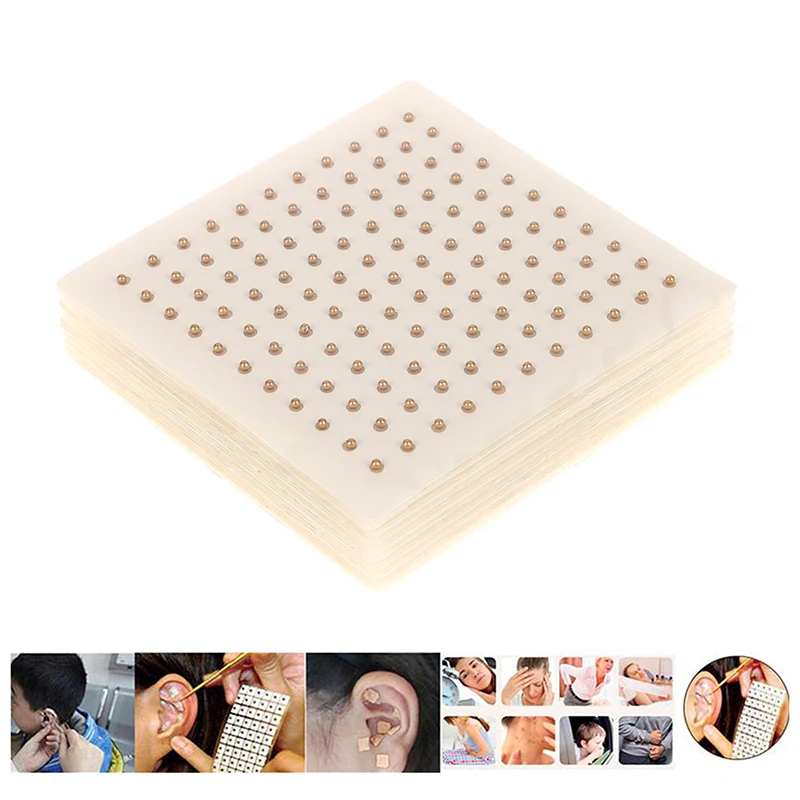 Magnets Ear Stickers Ear Seeds Ear Magnetic Pellets 1210 Pcs In 10 Paper Ear Acupuncture Directional Magnetic Bead Patch