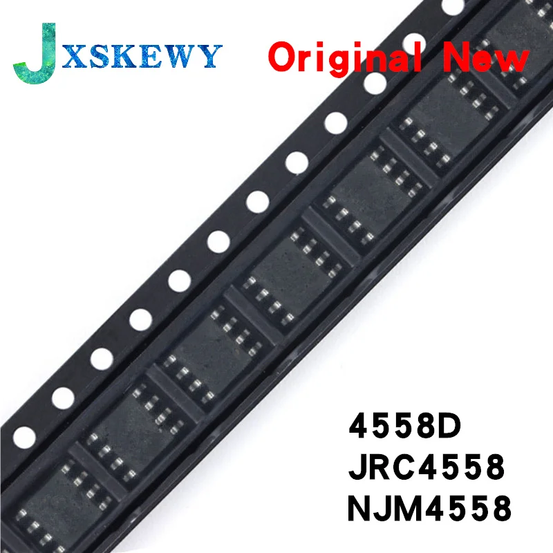 20Pcs JRC4558D SOP8 NJM4558D SOP 4558 SMD 4558D JRC4558 NJM4558 DIP-8 DIP