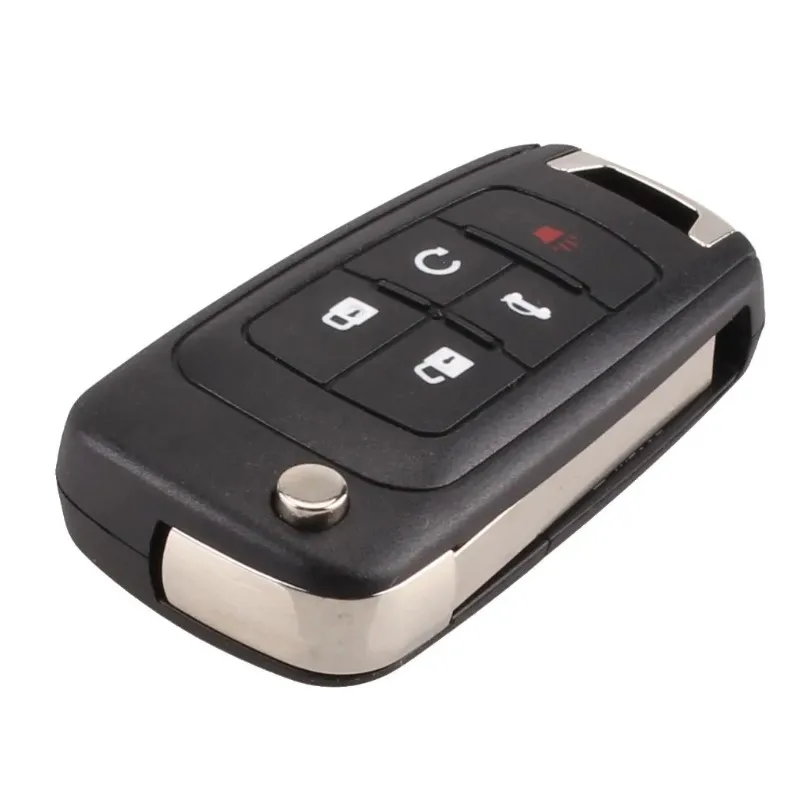 For Chevrolet Cruze Epica Lova Camaro Impala-Auto Body Kit Car Accessories5 Buttons Remote Car Key Shell Flip Cover Replacement